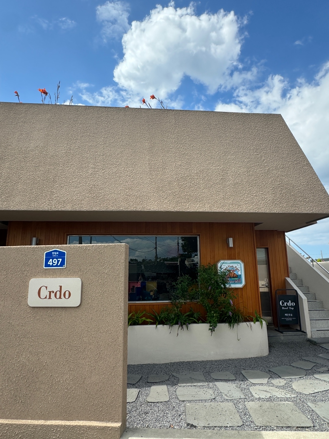 Crdo Café: Ocean views, cream latte bliss, and must-try 108-layer bread—Jeju perfection!